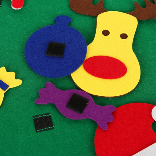 Игра из фетра Ёлочка, украшения на липучках, размер 95?70 см