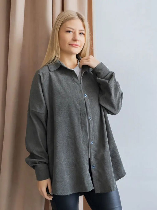 Рубашка женская вельвет РЖМ-01