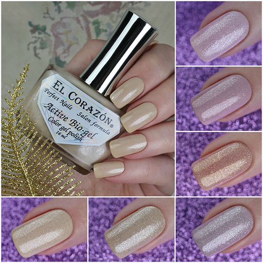 El Corazon 423/2024 active Bio-gel Shimmer розовато-сиреневый