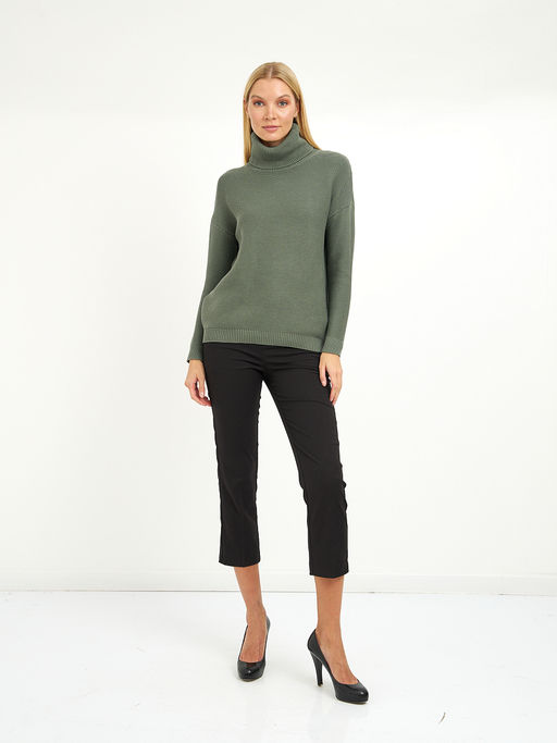 водолазка женская из хлопка со спущенной линией плеча - Glenfield фото 2