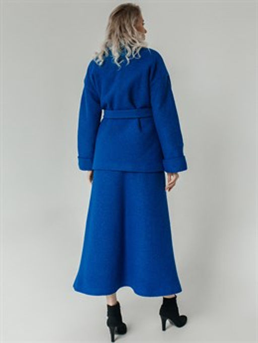 Юбка валяная шерсть, льносодержащая ткань - Волтри фото 3