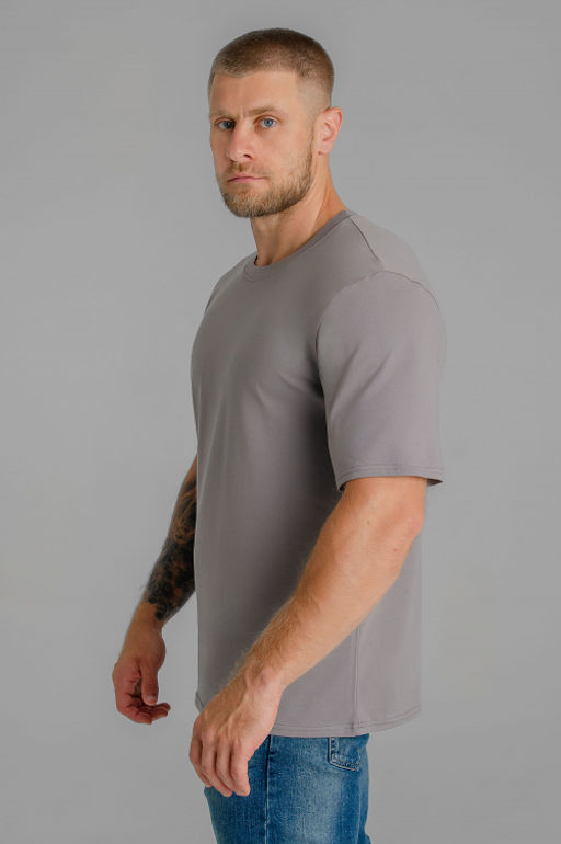 Арт. 67114/10 Футболка мужская 48-58 (6 шт) Цвет:серо-бежевый - Идеал фото 11