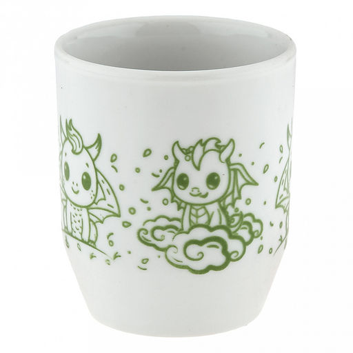 Кружка детская фарфоровая 210мл, форма Русское поле, с ручкой, шелкотрафаретная печать, деколи в ассортименте (Россия) - Домашняя мода фото 3