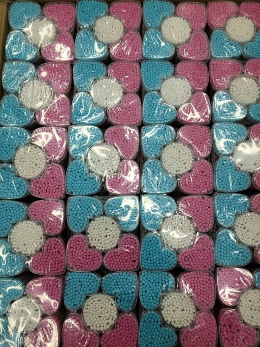 Ватные палочки бамбуковые, цветные, 500 шт