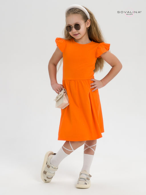 Платье Феечка оранжевая - Sovalina фото 5