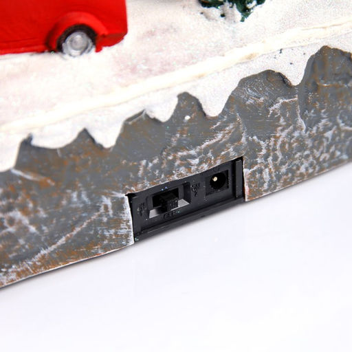 Светодиодная фигура «Ратуша» 25.5×25.5×21 см, полистоун, от батареек АА×3, USB, свечение мульти