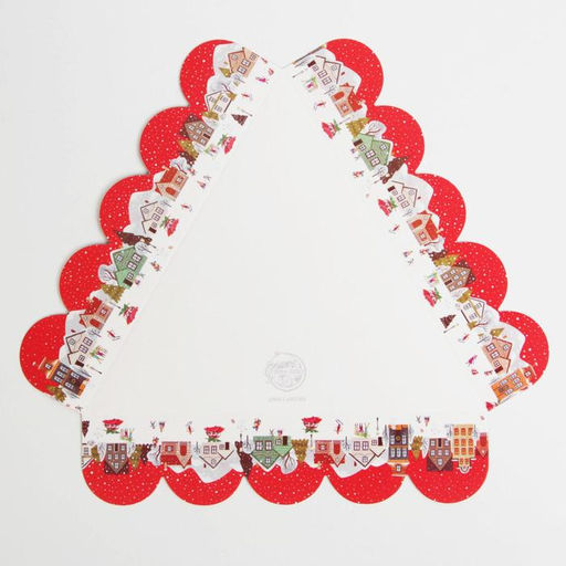 Цена за 5 шт. Коробка для кондитерских изделий новогодняя с пластиковой крышкой Friends, 18×18×4 см