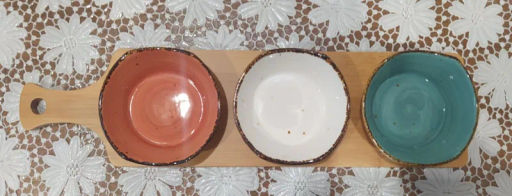 НАБОР САЛАТНИКОВ НА ДЕРЕВ. ПОДСТАВКЕ BRONCO NATURE 4 ПРЕДМЕТА  фото 6