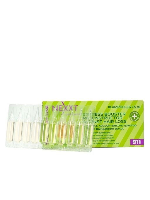 NEXXT Express Booster Reconstructor Against Hair Loss Экспресс лосьон-реконструктор против выпадения  фото 4