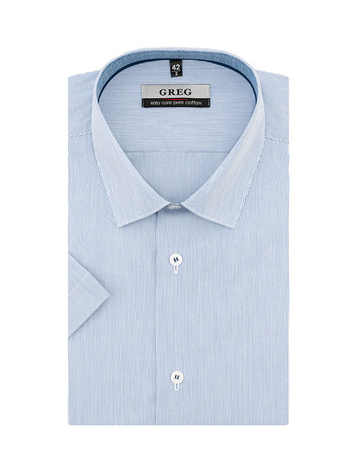 Сорочка мужская короткий рукав GREG 121/201/0716/Z/1p  фото 2