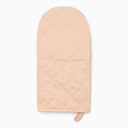 Варежка-прихватка Этель Kitchen цв.бежевый, 15х28см,саржа, 100% х/л  фото 2