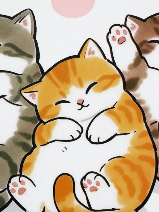 Коврик под миску "Счастье есть", 43х28см