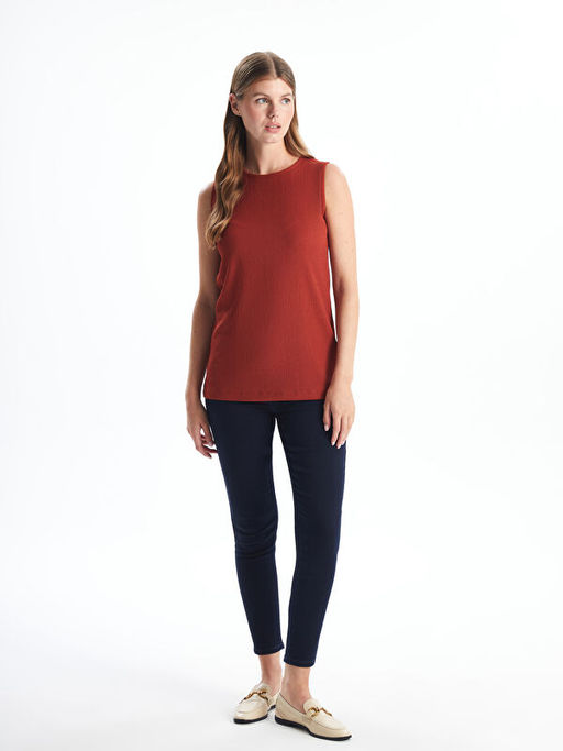 Kad?n Bisiklet Yaka D?z Atlet