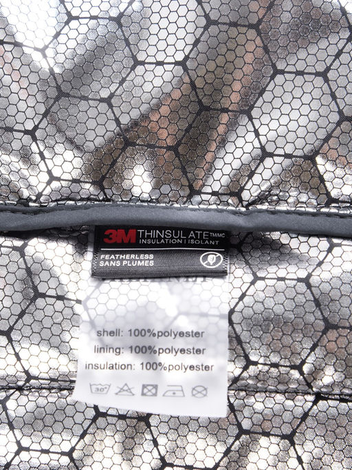 Куртка мужская удлинённая стёганая с капюшоном и графеновой подкладкой утеплитель тинсулейт