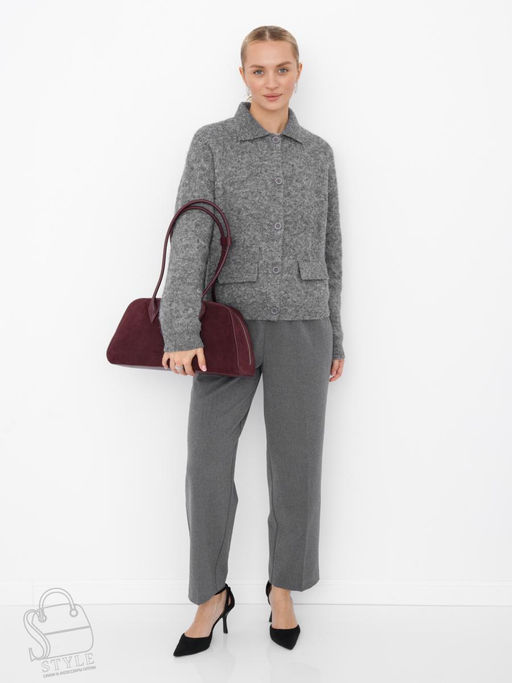 Сумка женская кожаная 990180NN wine red Natale Navetta  в Новосибирске