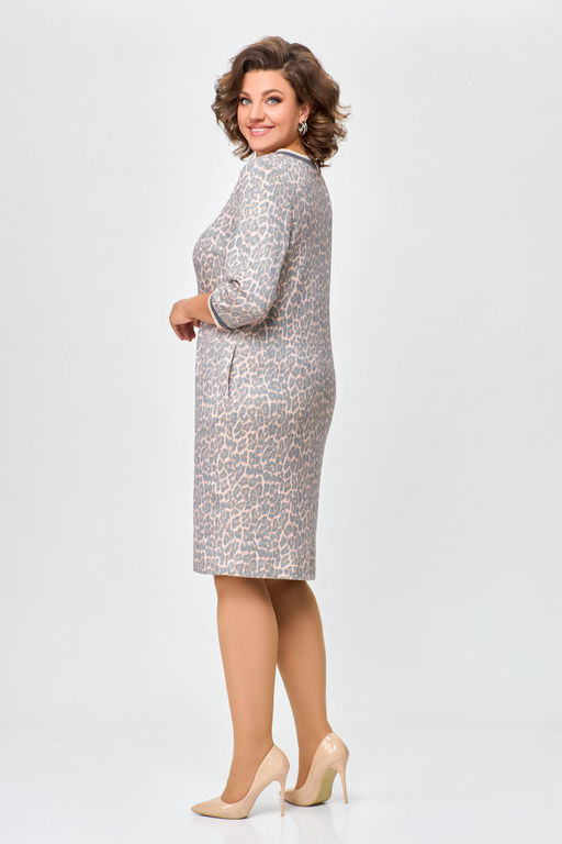 Платье Swallow 686.2 принт леопард
