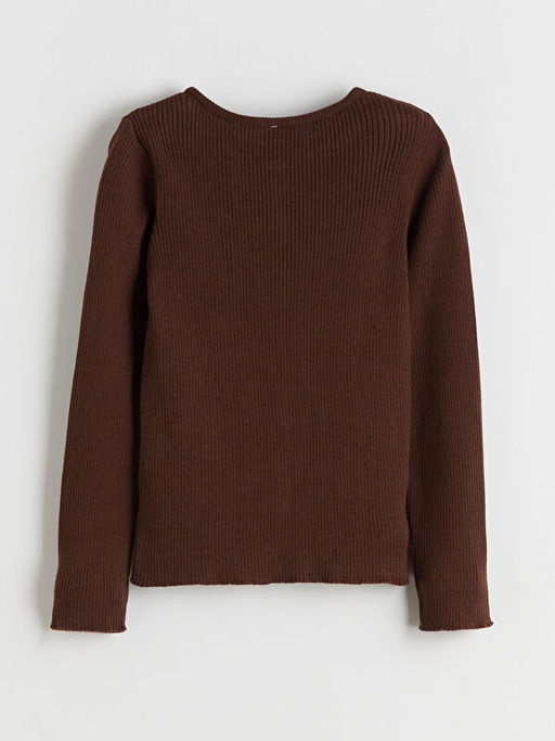 Bisiklet Yaka K?z ?ocuk Triko H?rka