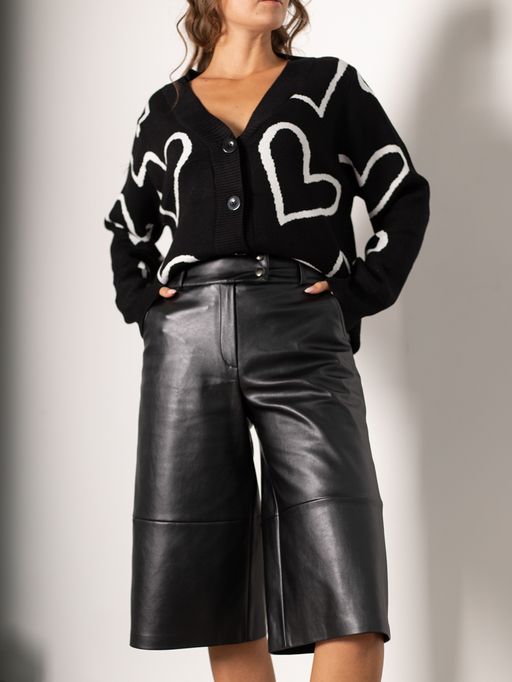 кюлоты из экокожи 4461-0583 - Трика фото 3