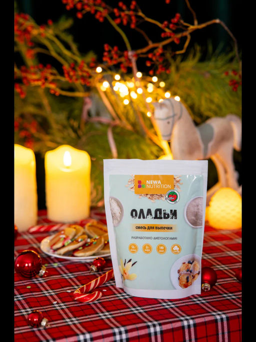 Смесь для выпечки Оладьи и блины высокобелковые ванильный вкус без сахара - Newa nutrition фото 10
