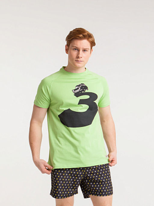 Футболка ЗАПОРОЖЕЦ Avto 3 BRIGHT GREEN  фото 2