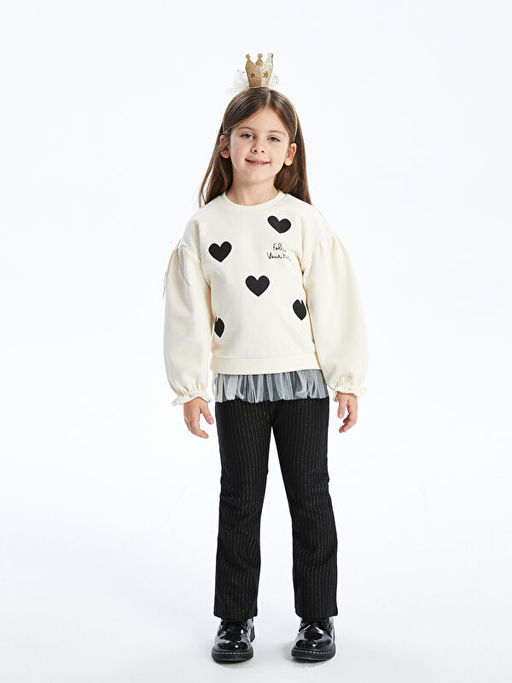 Beli Lastikli Basic K?z ?ocuk ?spanyol Pa?a Tayt