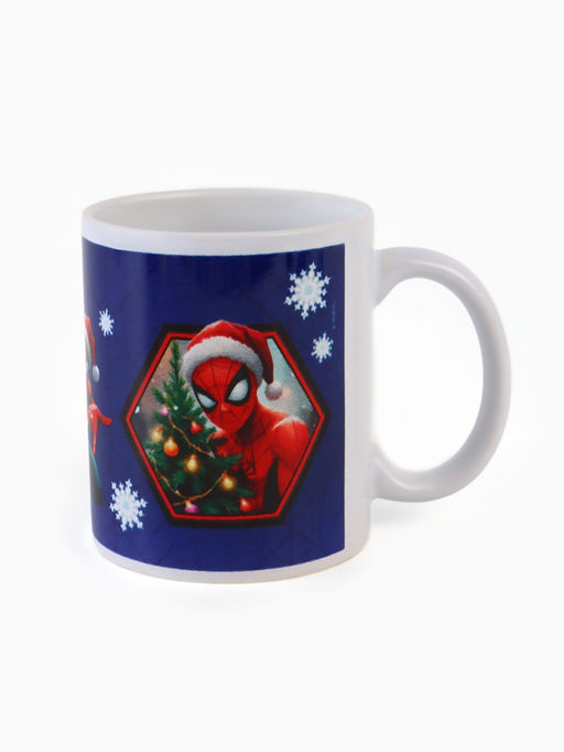 Кружка новогодняя сублимация 320 мл, Человек-паук
