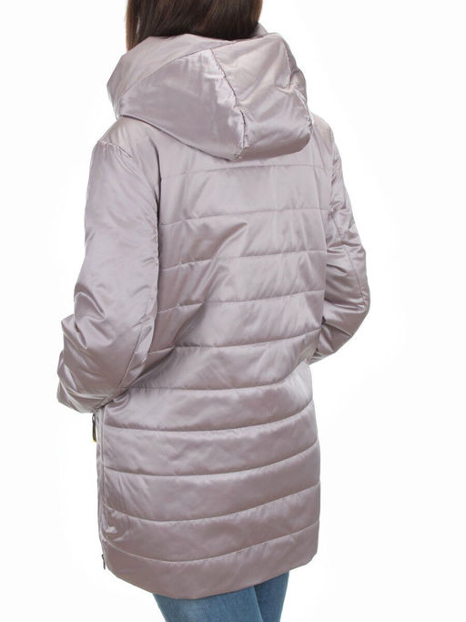 BM-1058 LILAC Куртка демисезонная женская АЛИСА (100 гр. синтепон) - Фабричный китай фото 4