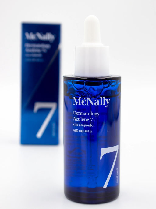 MCNALLY - СЫВОРОТКА ДЛЯ ЛИЦА С АЗУЛЕНОМ И ЭКСТРАКТОМ ЦЕНТЕЛЛЫ DERMATOLOGY AZULENE 7+ CICA AMPOULE, 50 МЛ  фото 11