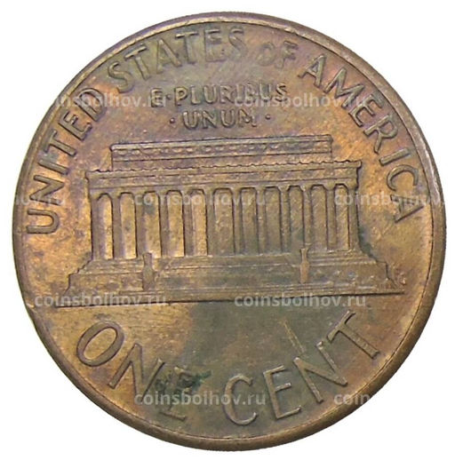 Монета 1 цент 1988 года США