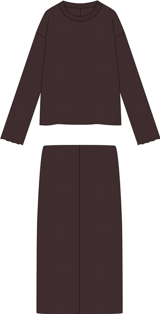 свитшот+юбка 2ЖСЮ5803301