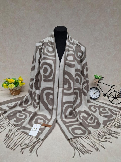 Мягкий палантин из кашемира мультицвет