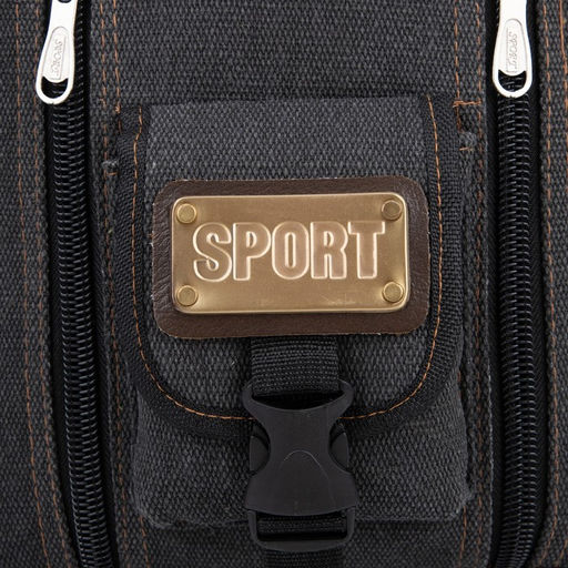 Рюкзак туристический, 60 л, отдел на молнии, наружный карман, цвет черный - Simaland фото 9