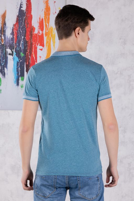 футболка 
 17.9229-PETROL-MAVI - Tricko фото 2