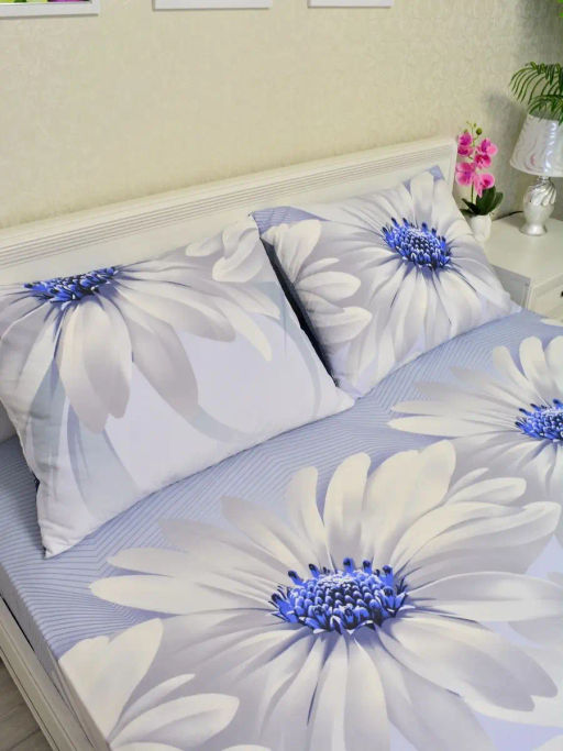 Наволочки на молнии (2 шт.) поплин  Березка