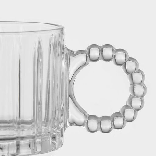 Кружка «Крис», 250 мл, 13×7 см, стекло, прозрачная