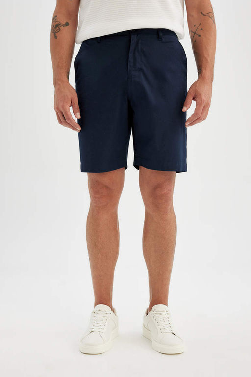 Шорты-бермуды из габардина стандартного кроя - Defacto фото 4