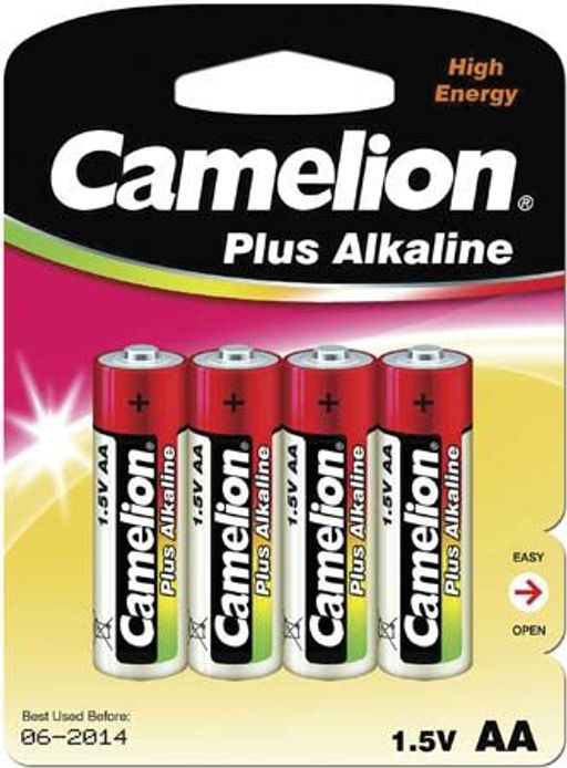 Элемент питания "Camelion" алкалиновый LR06 (AA) (уп.блистер 4шт.)