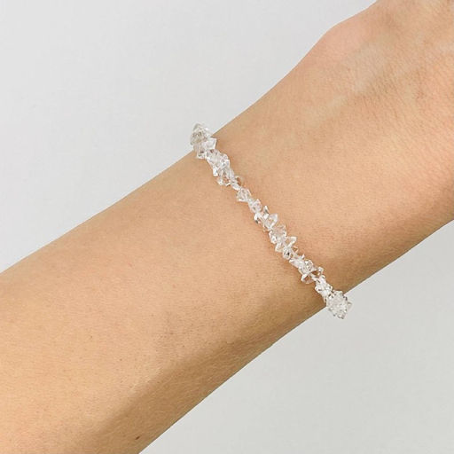 Браслет из Херкимерского кварца 16,5 см +