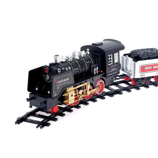 Железная дорога Классика, радиоуправление, свет и звук, с дымом, работает от аккумулятора - Автоград фото 5