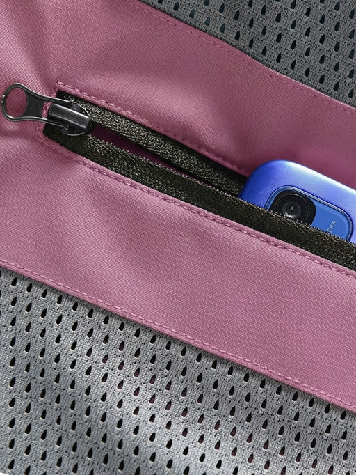 Парка женская софтшелл виндстоппер удлинённая с капюшоном малинового цвета 9614_1M