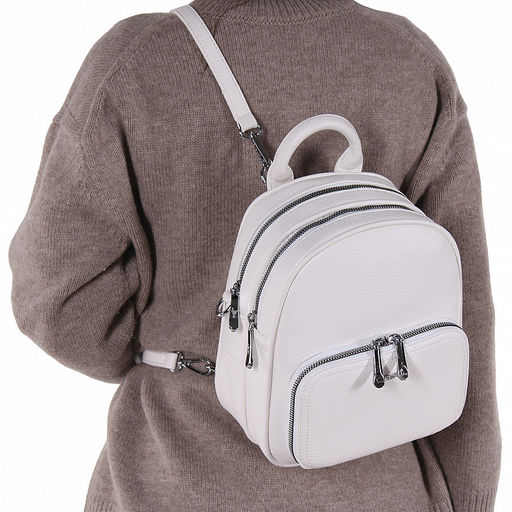 Рюкзак 670100 white Velina Fabbiana-Safenta