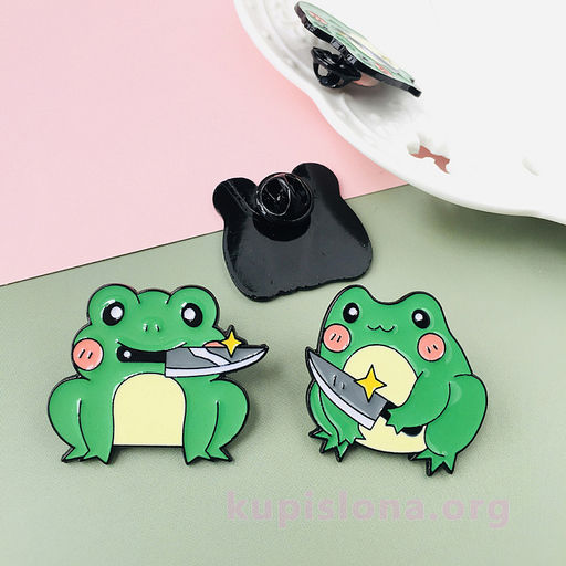 Брошь-значок Dangerous frog - Купи слона фото 2