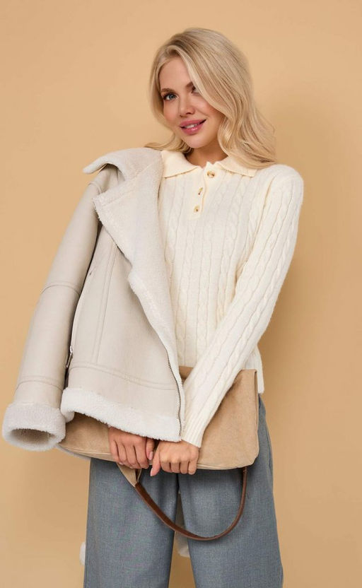 Джемпер F422-1520 milk - Fine joyce фото 10