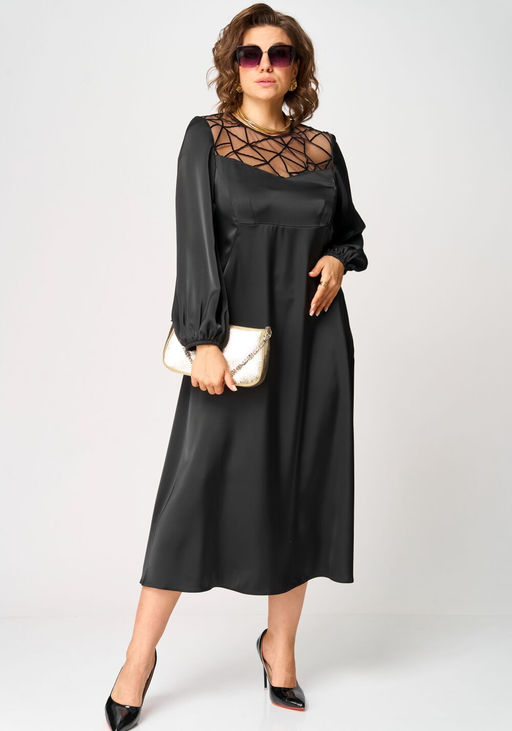 Платье EVA GRANT 7268В черный