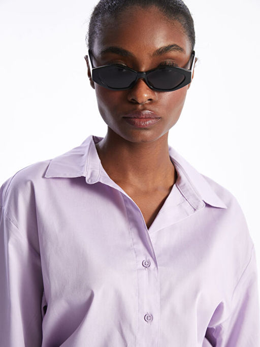 Oversize Poplin Kad?n G?mlek