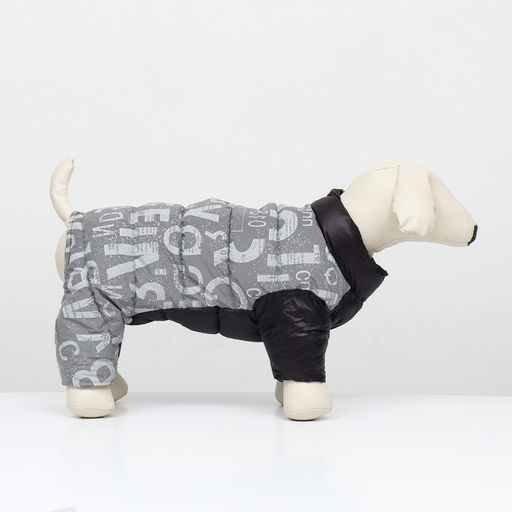 Комбинезон Ультра светоотражающий, размер 10 (ДС 21 см, ОГ 34 см, ОШ 24 см), чёрный - Simaland фото 2