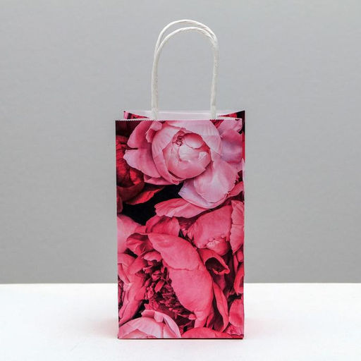 Пакет подарочный крафтовый Enjoy, 12 21 9 см - Дарите счастье фото 2