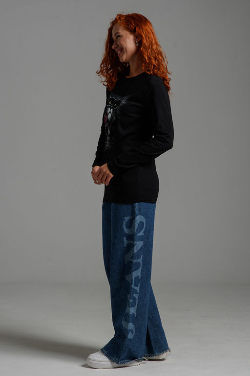 8541 Футболка с длинным рукавом женская