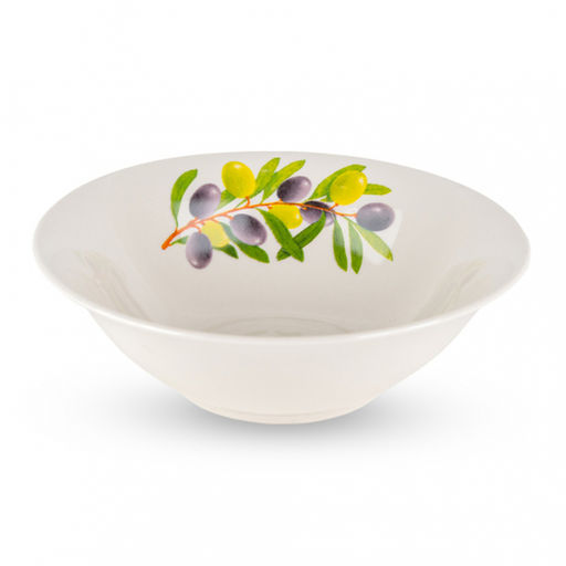Салатник круглый 17,5см 550мл, Оливки фарфор арт. с7-3116ц