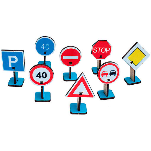 Парковка Трамплин, дорожные знаки в комплекте